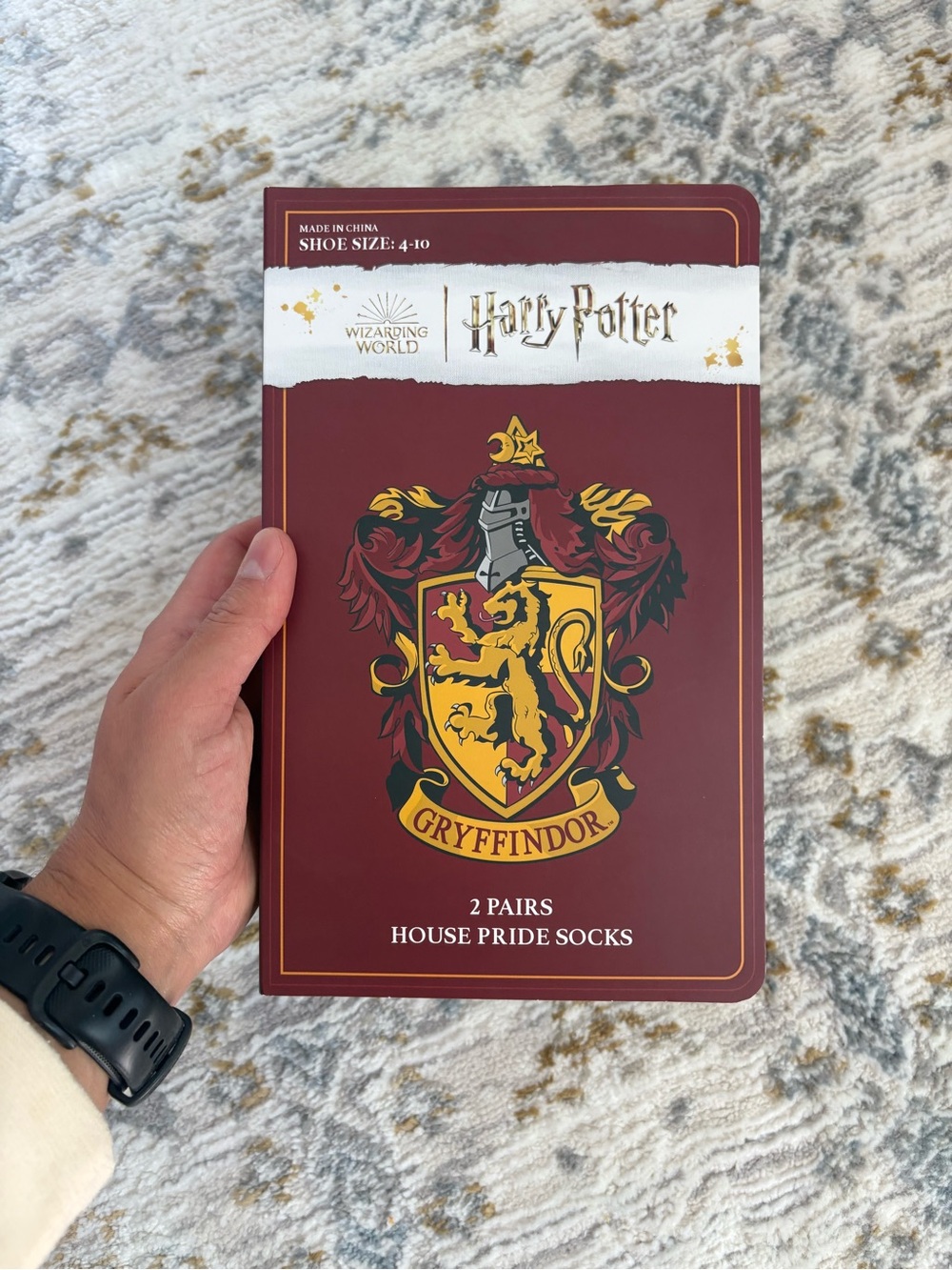 Warner Bros. Gryffindor & Slytherin House Pride Socks - 2 Pairs